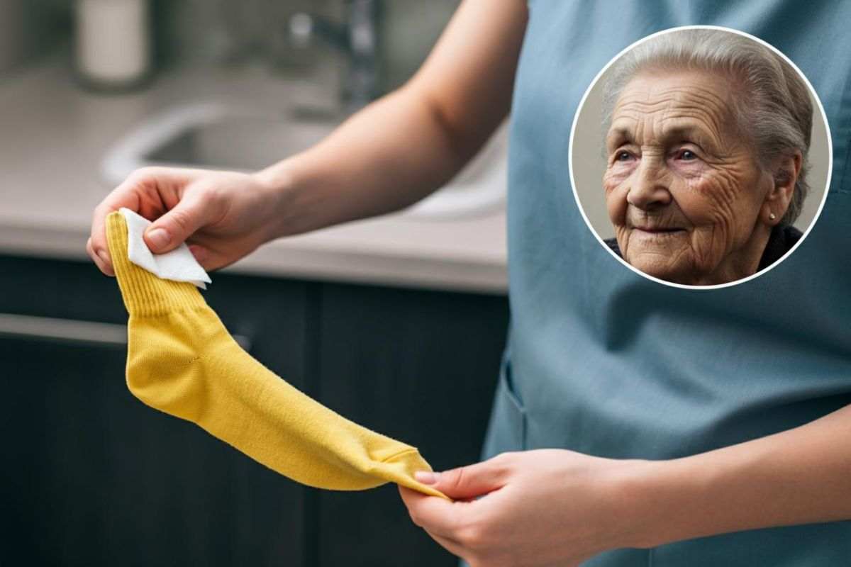 Trucco nonna smacchiare calzini