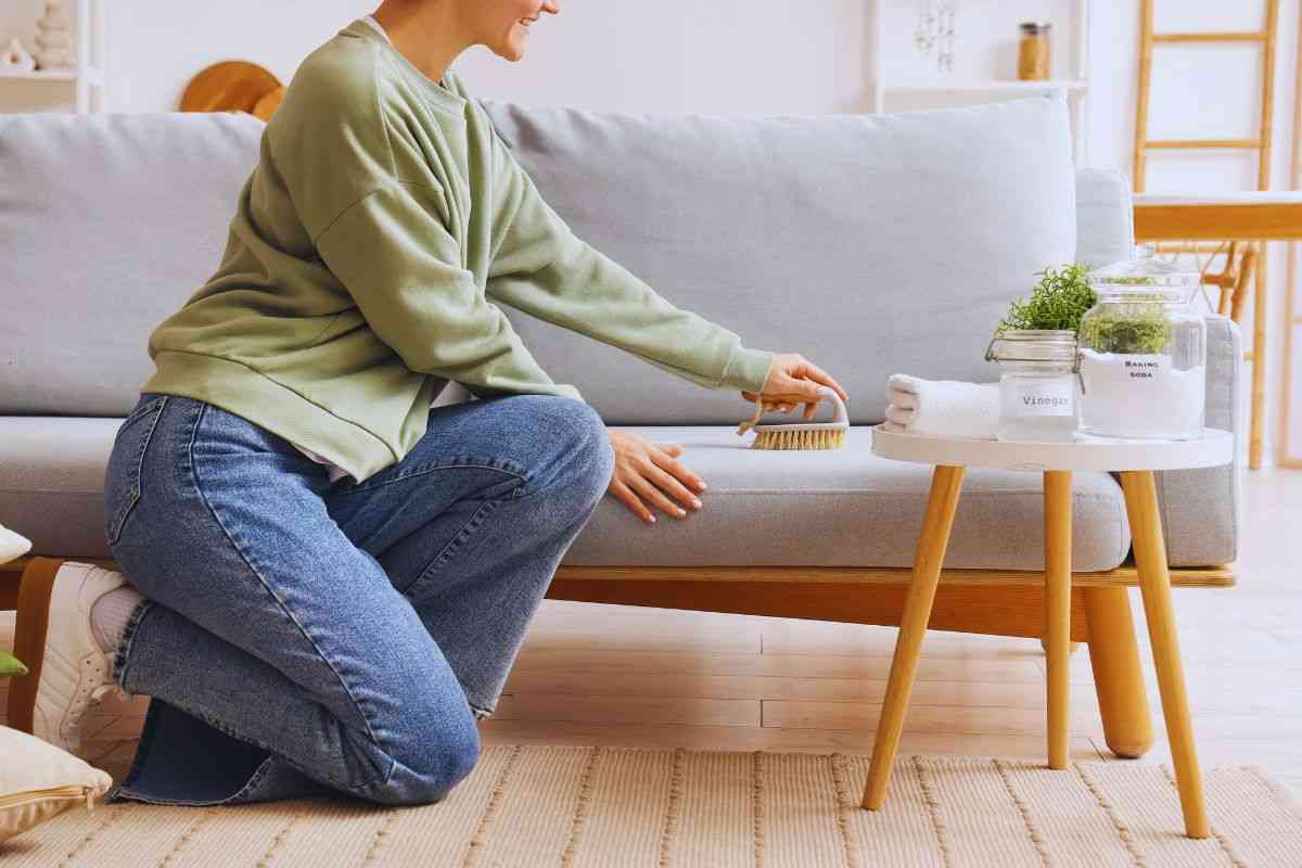 pulire il divano in modo facile